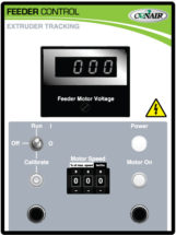Conair extruder tracking feeder control