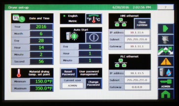 MedLine® W Dryer setup
