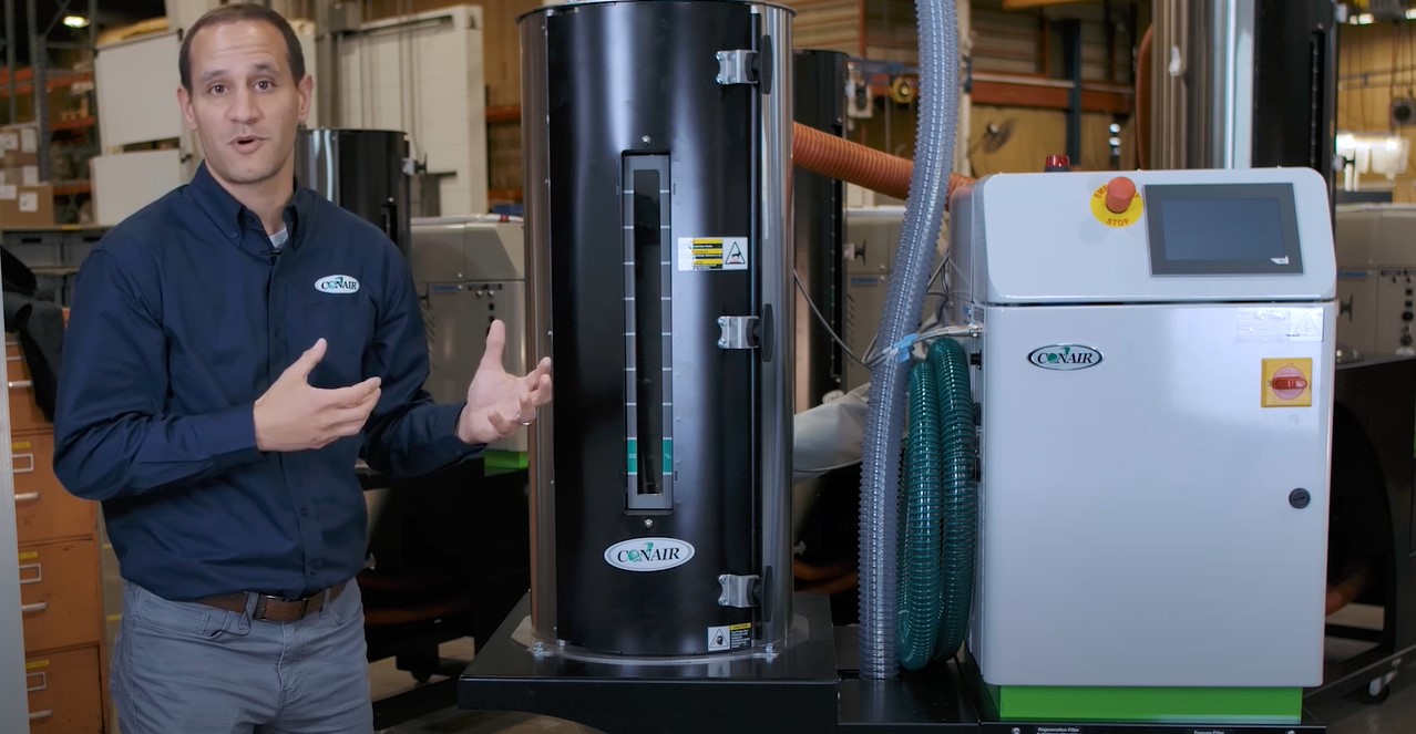 dX Series resin dryer demonstration