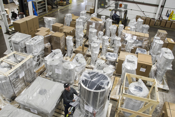 Fast parts shipping and support
