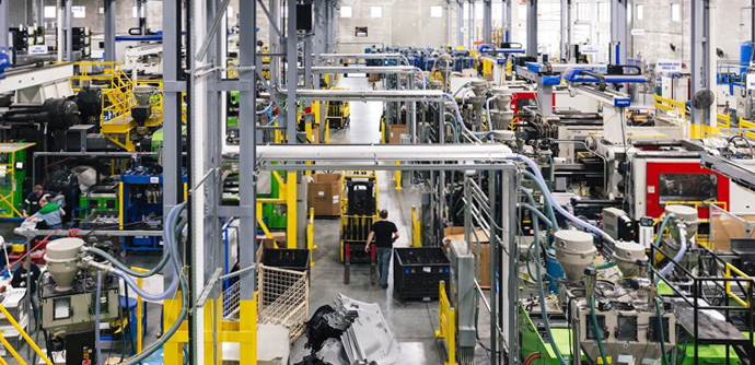 Plastics Processor using Conair Equipment